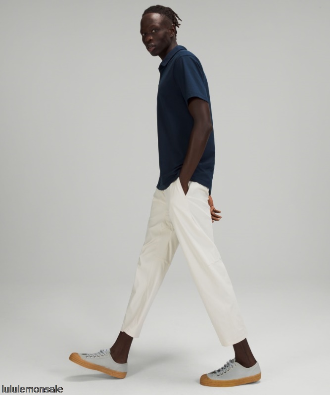 Lululemon Verkauf DELULU743 | Nautical Navy Evolution Kurzarm-Poloshirt